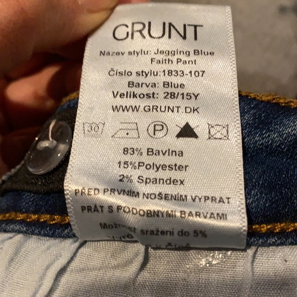 GRUNT Distressed Skinny Jeans NWOT - Picture 10 of 10
